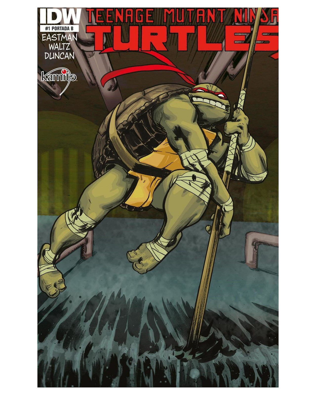 Libro - Teenage Mutant Ninja Turtles 1b - Kamite - Kevin Eastman