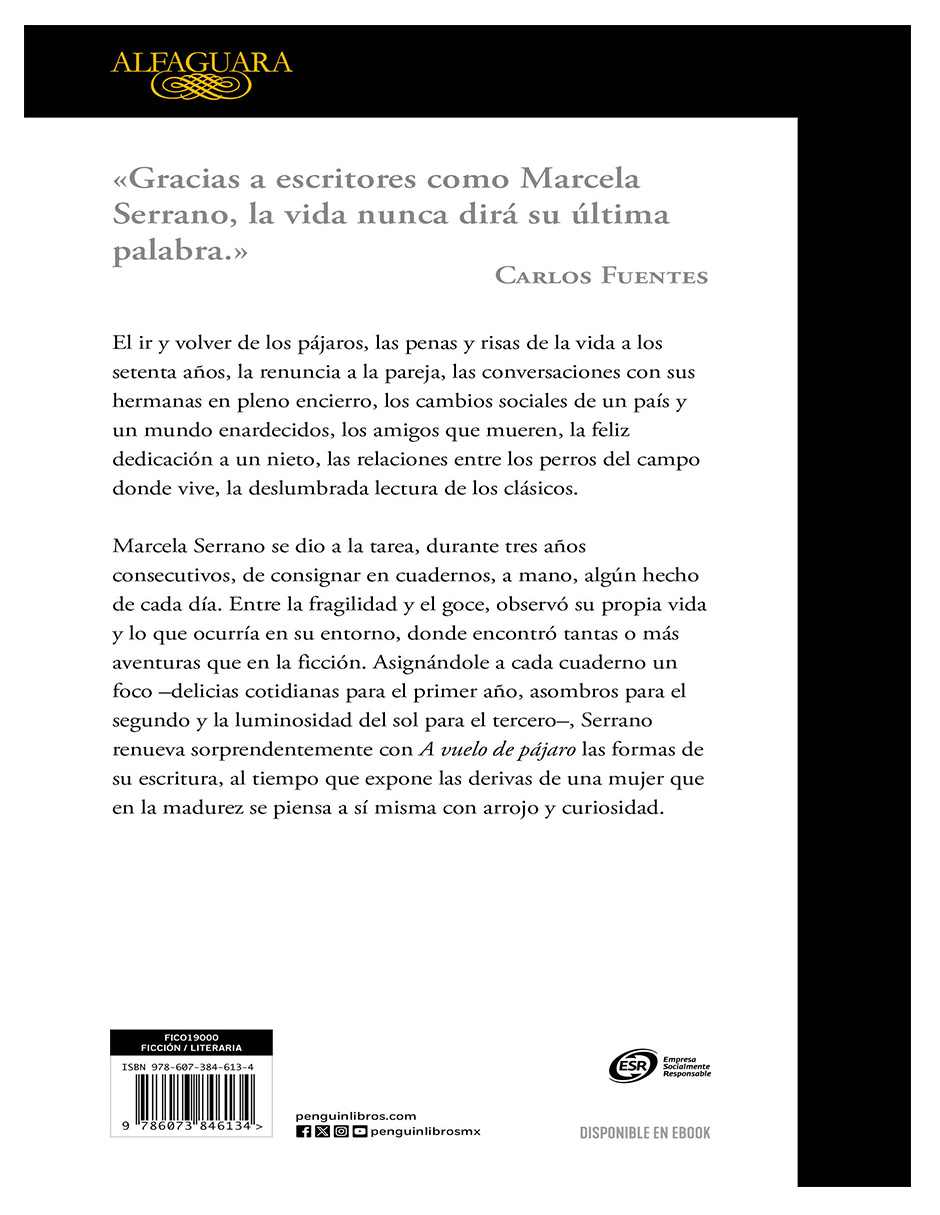 Foto 3 | Libro a Vuelo de Pájaro Editorial Alfaguara Autor Marcela Serrano