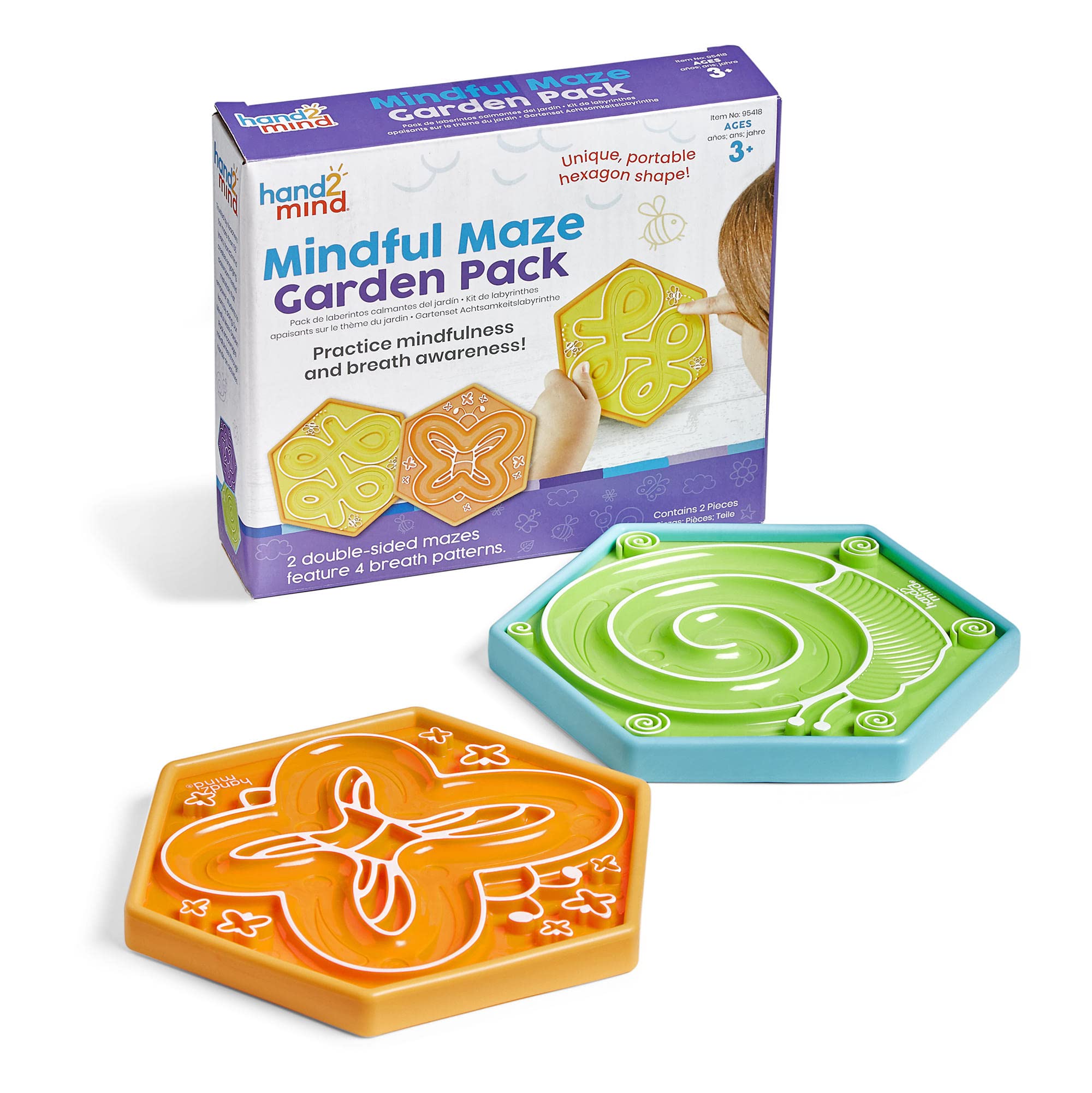 Foto 2 pulgar | Juego De Juguetes Sensoriales Táctiles Hand2mind Mindful Maze Garden Pack - Venta Internacional.