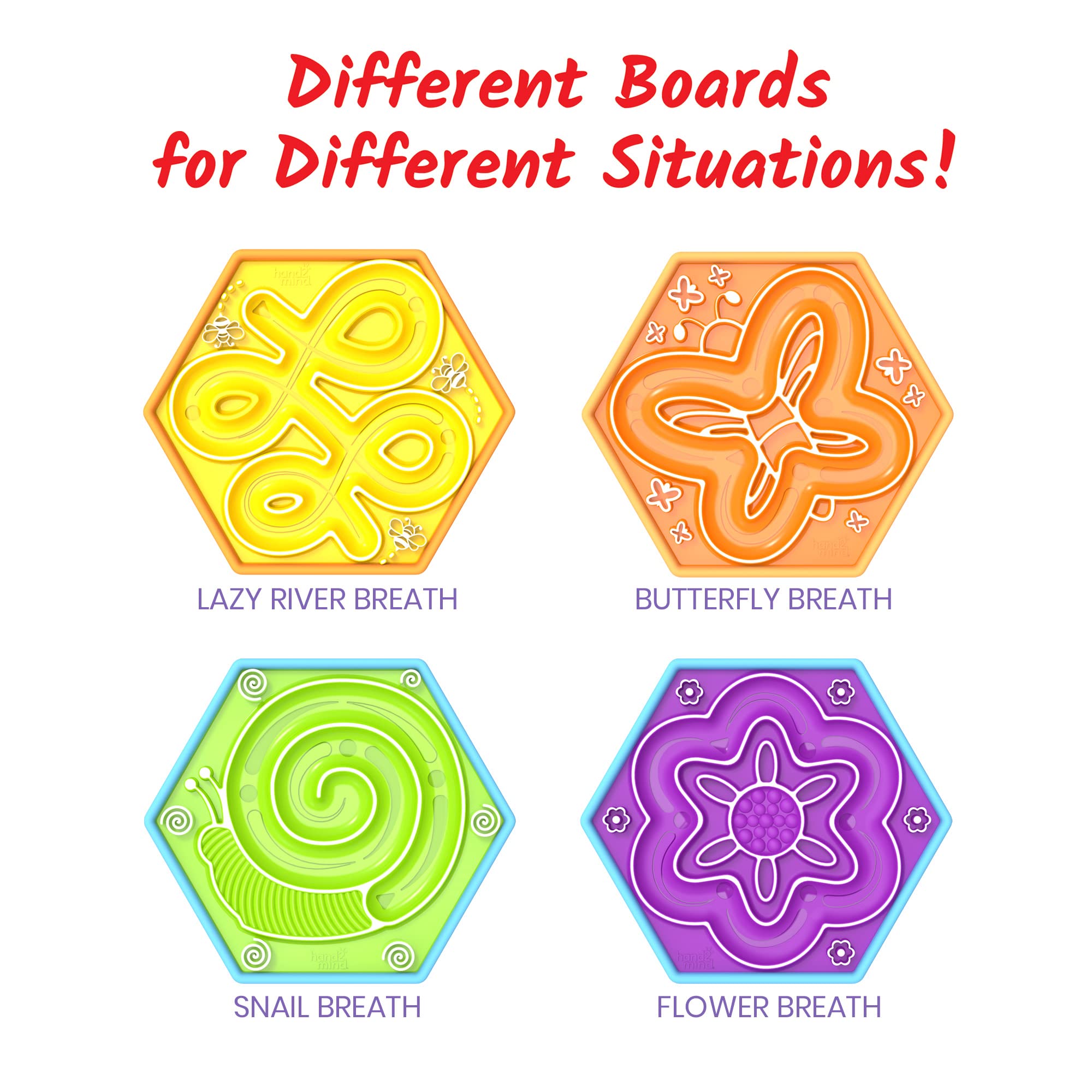 Foto 4 pulgar | Juego De Juguetes Sensoriales Táctiles Hand2mind Mindful Maze Garden Pack - Venta Internacional.