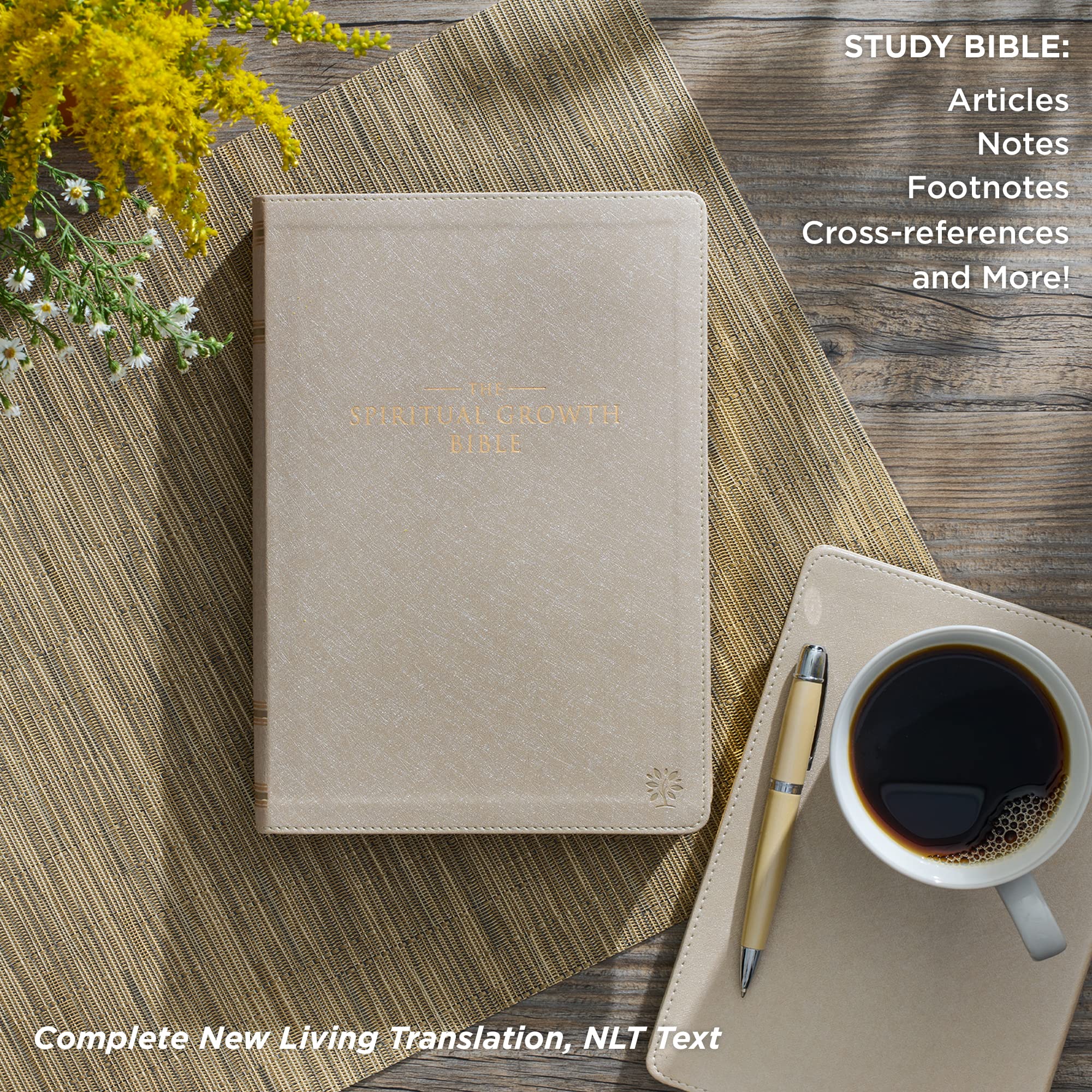 Foto 3 pulgar | Libro Christian Art Gifts The Spiritual Growth Bible (nlt) - Venta Internacional.