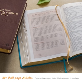 Foto 3 | Libro Christian Art Gifts The Spiritual Growth Bible (nlt) - Venta Internacional.