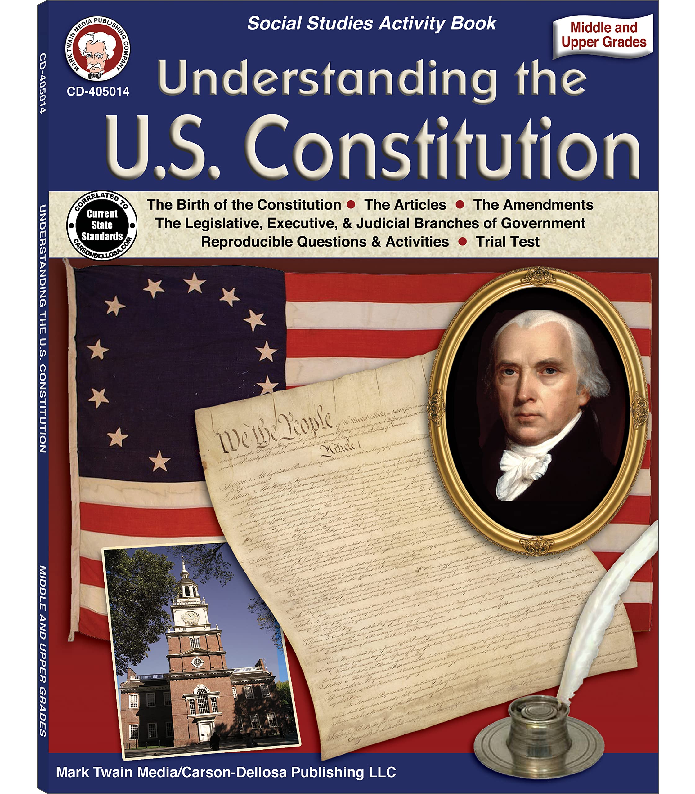 Foto 1 | Cuaderno De Ejercicios De Mark Twain: Cómo Entender La Constitución De Los Estados Unidos - Venta Internacional.