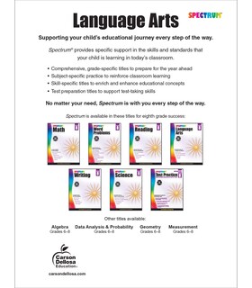 Foto 2 | Libro Spectrum Language Arts Grade 8 - Venta Internacional.