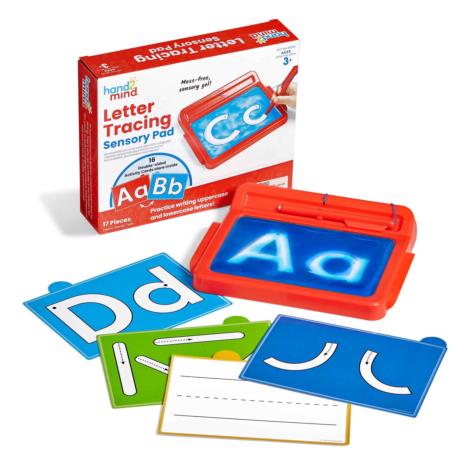 Foto 2 pulgar | Sensory Pad Hand2mind Con Trazador De Letras Para Niños De 3 A 5 Años - Venta Internacional.