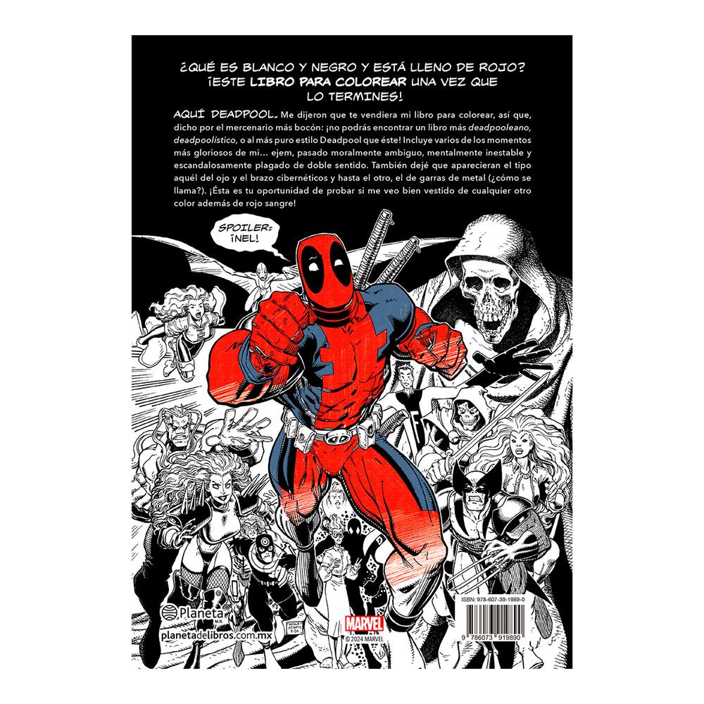 Foto 2 | Deadpool Para Colorear