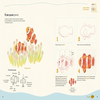 Foto 3 | Dibuja Todo Tipo De Animales Acuáticos Con Lápices De Colores