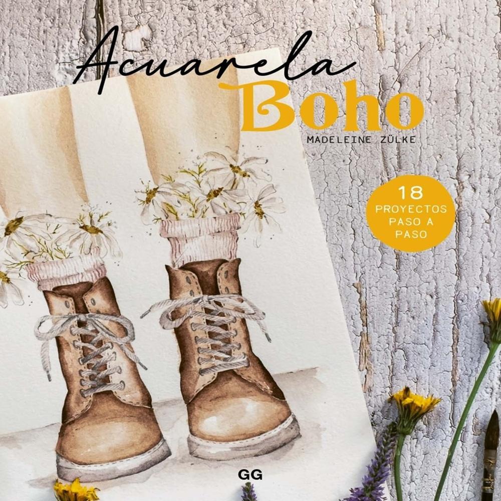 Acuarela Boho: 18 Proyectos Paso A Paso