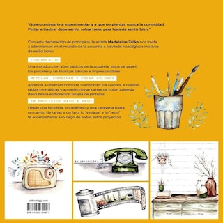Foto 2 | Acuarela Boho: 18 Proyectos Paso A Paso