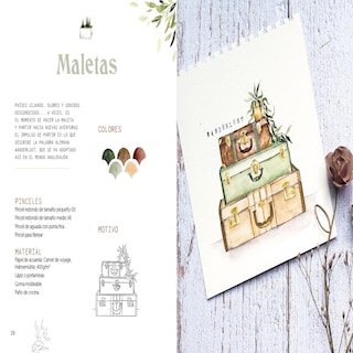 Foto 3 | Acuarela Boho: 18 Proyectos Paso A Paso