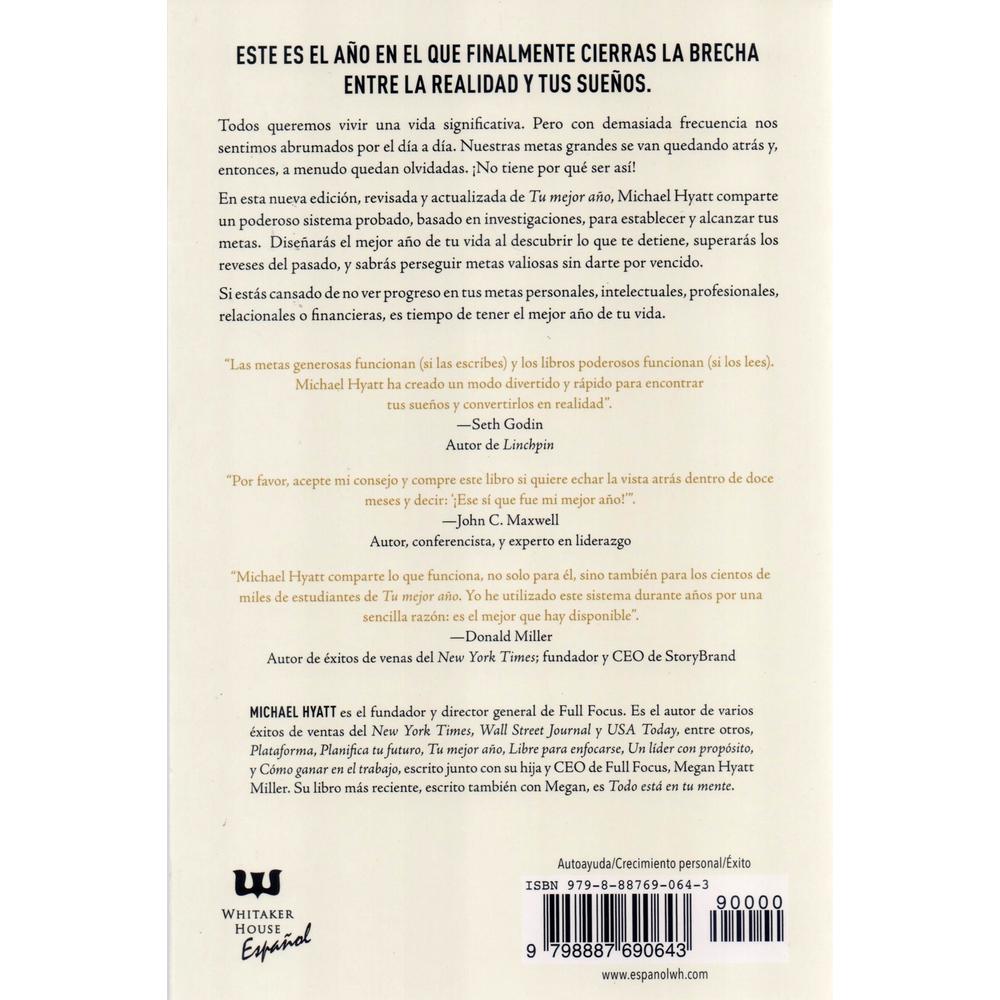 Foto 3 pulgar | Tu Mejor Año. Un Plan de 5 Pasos para Alcanzar tus Metas más Importantes