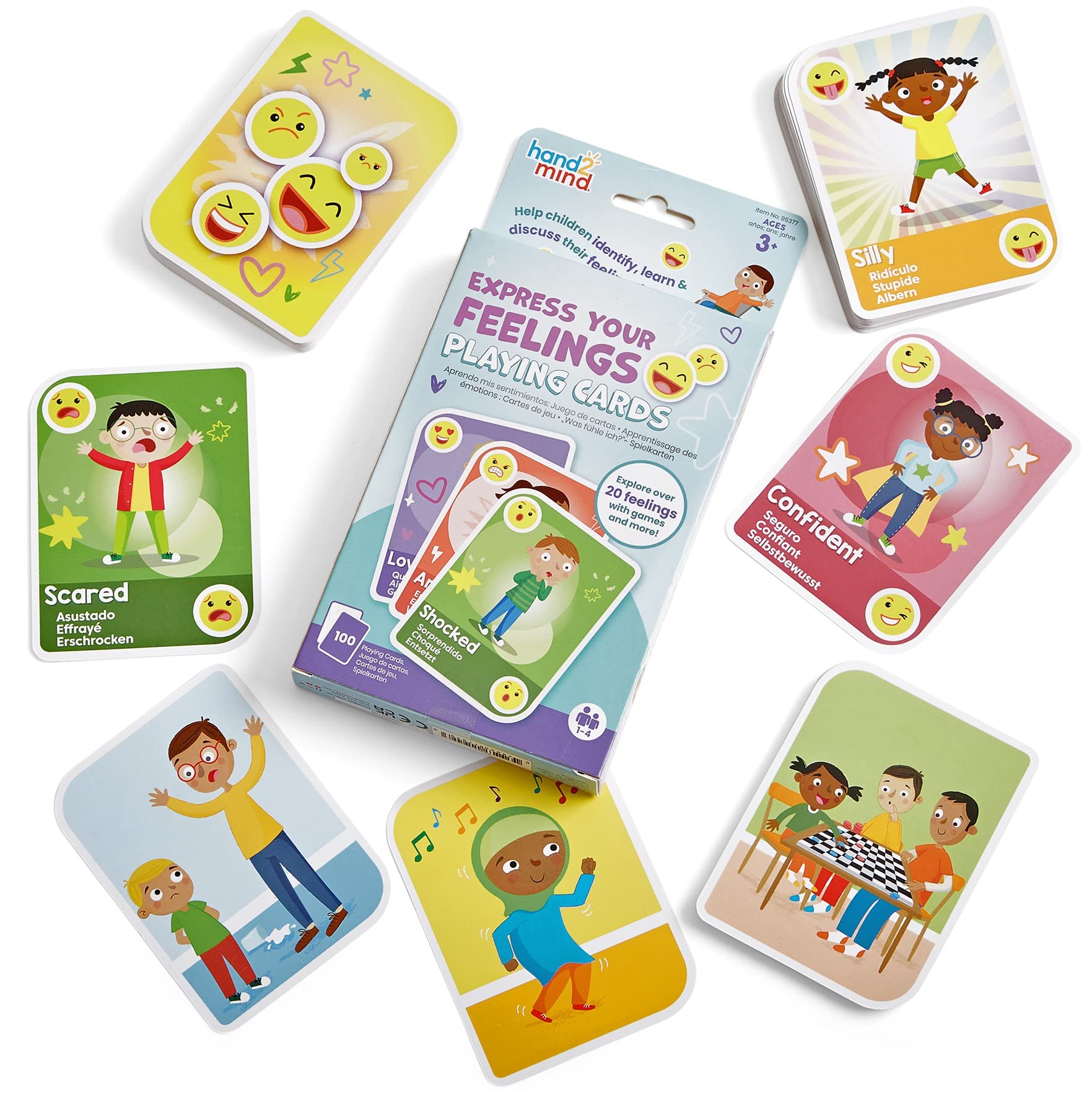 Foto 1 | Jugando A Las Cartas Hand2mind Expresa Tus Sentimientos Para Niños Pequeños - Venta Internacional.