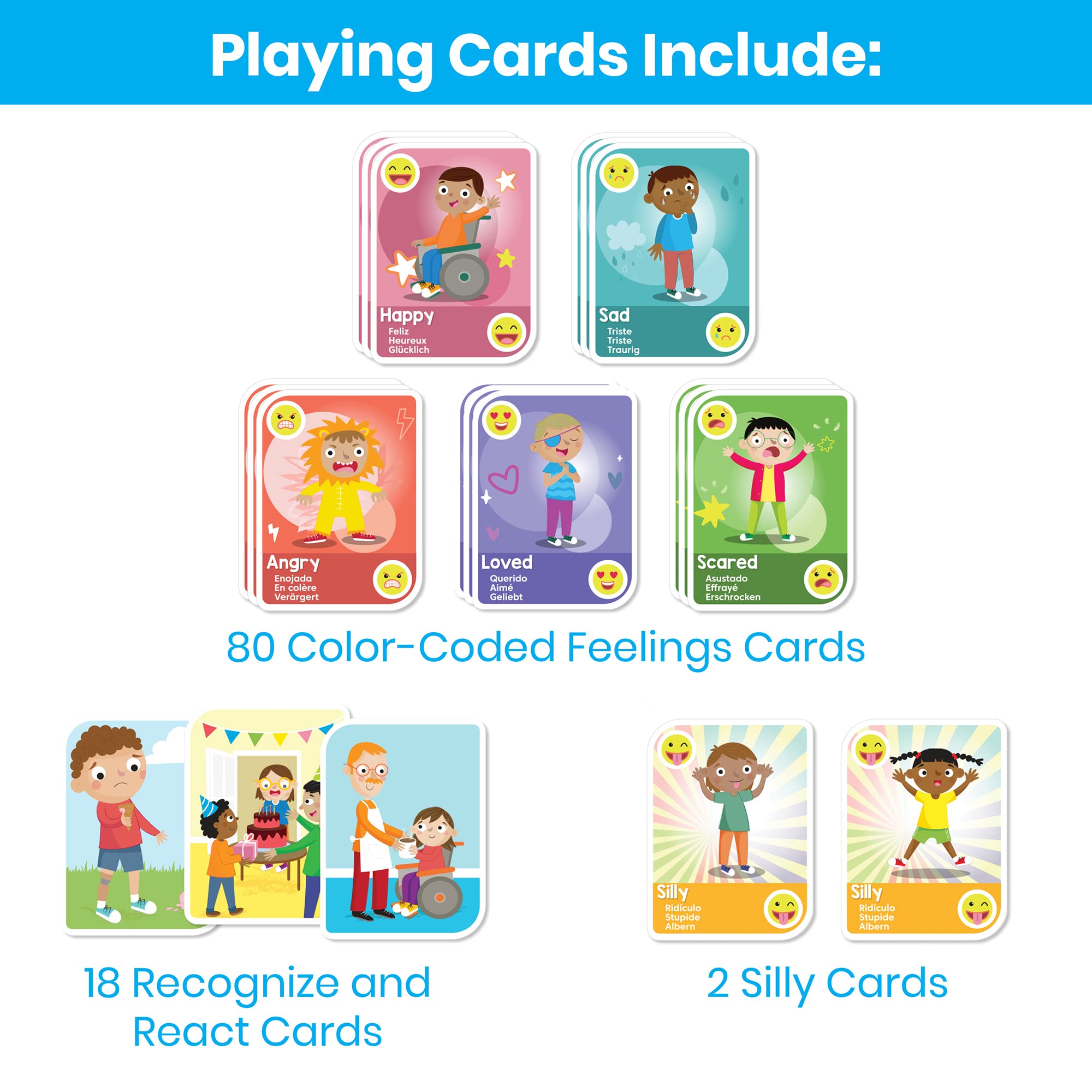 Foto 4 pulgar | Jugando A Las Cartas Hand2mind Expresa Tus Sentimientos Para Niños Pequeños - Venta Internacional.