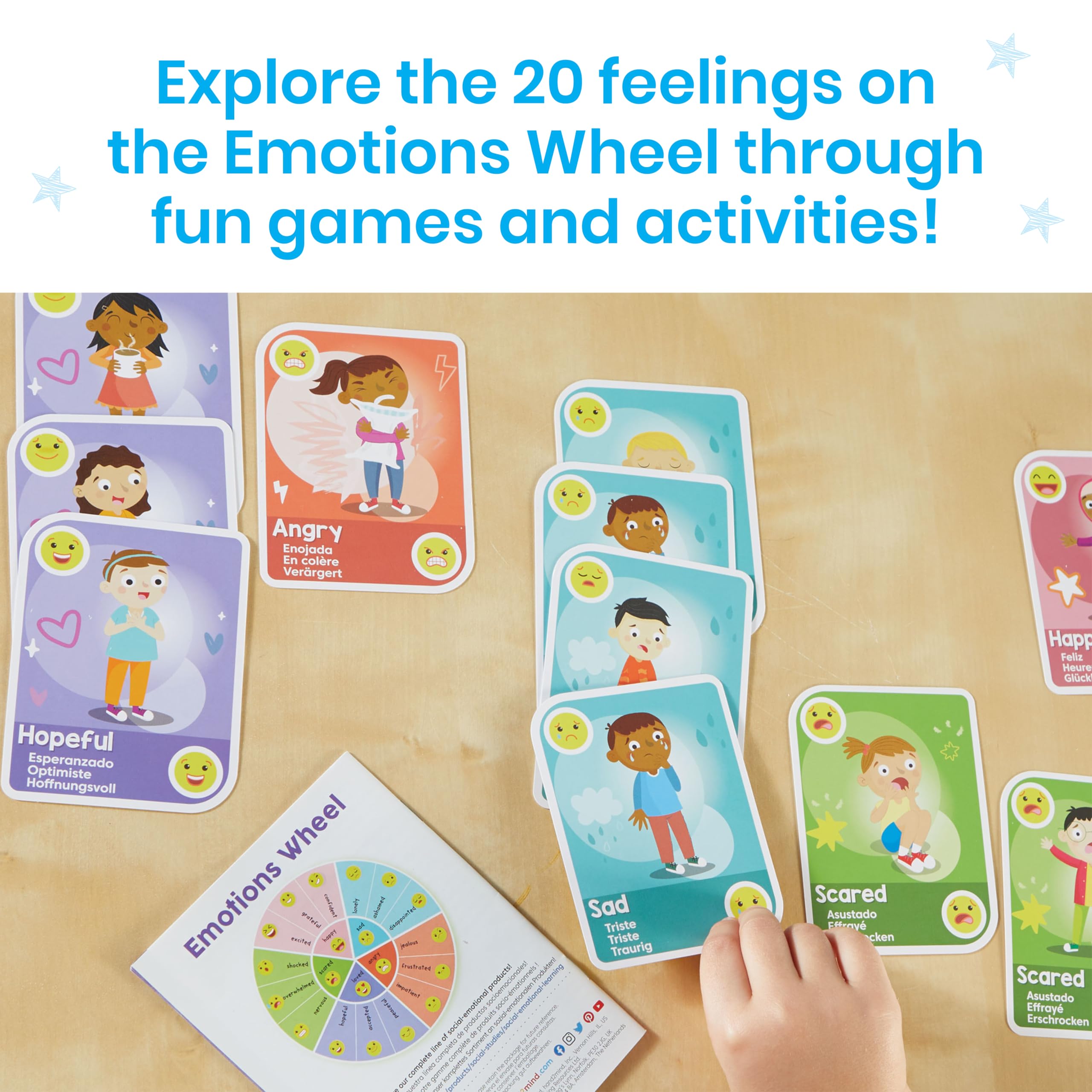 Foto 7 pulgar | Jugando A Las Cartas Hand2mind Expresa Tus Sentimientos Para Niños Pequeños - Venta Internacional.