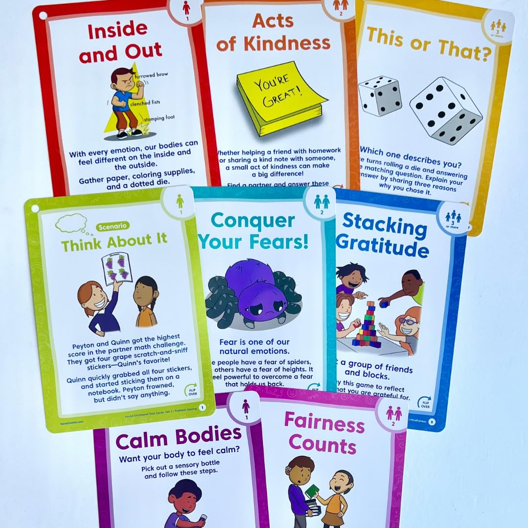 Foto 3 pulgar | Tarjetas De Trabajo Hand2mind Aprendizaje Socioemocional Para Niños A Partir De 8 Años - Venta Internacional.