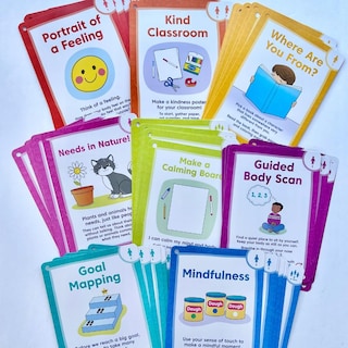 Foto 2 | Tarjetas De Trabajo Hand2mind Aprendizaje Socioemocional Para Niños A Partir De 3 Años - Venta Internacional.