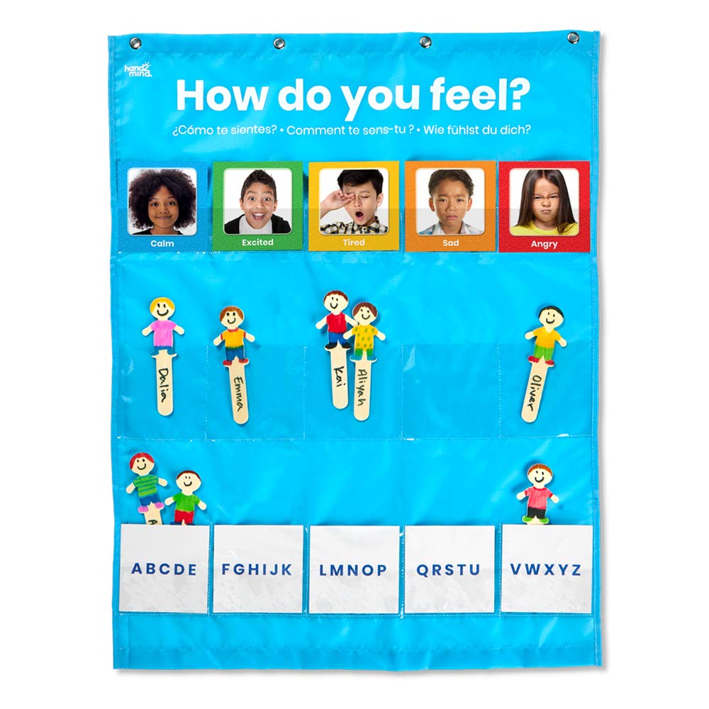 Gráfico De Bolsillo Hand2mind Expresa Tus Sentimientos Por Los Niños - Venta Internacional.