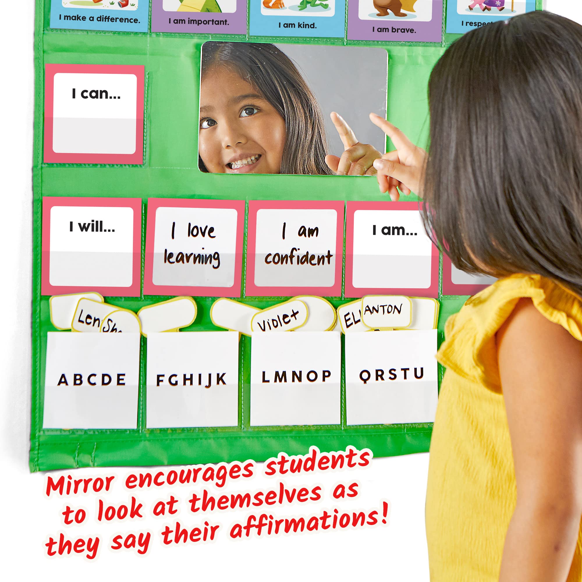 Foto 2 | Afirmaciones Diarias De Pocket Chart Hand2mind Para Niños - Venta Internacional.