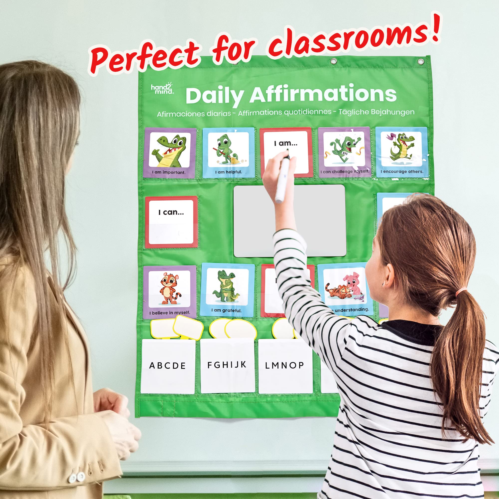 Foto 5 | Afirmaciones Diarias De Pocket Chart Hand2mind Para Niños - Venta Internacional.
