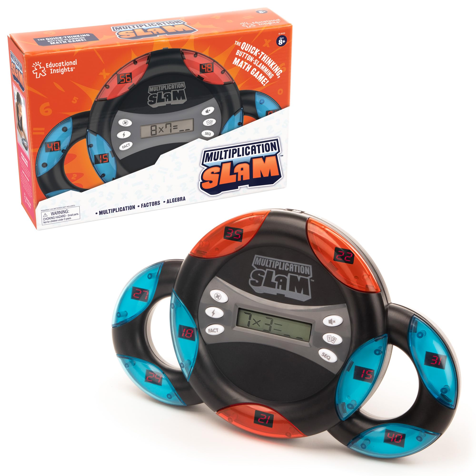 Juego Electrónico De Matemáticas Educational Insights Multiplication Slam - Venta Internacional.