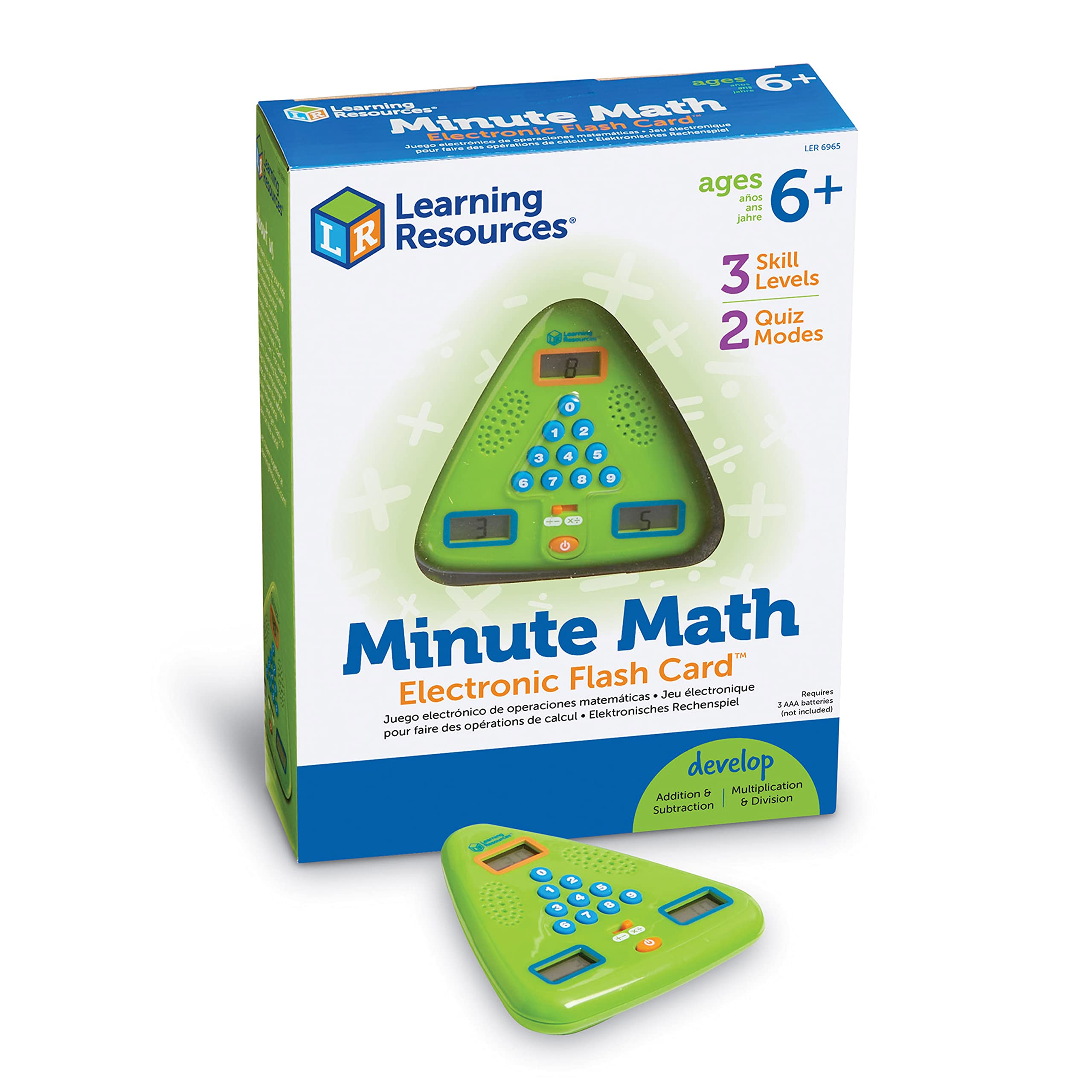 Foto 2 pulgar | Recursos De Aprendizaje Con Tarjetas Flash Electrónicas Minute Math 6+ - Venta Internacional.