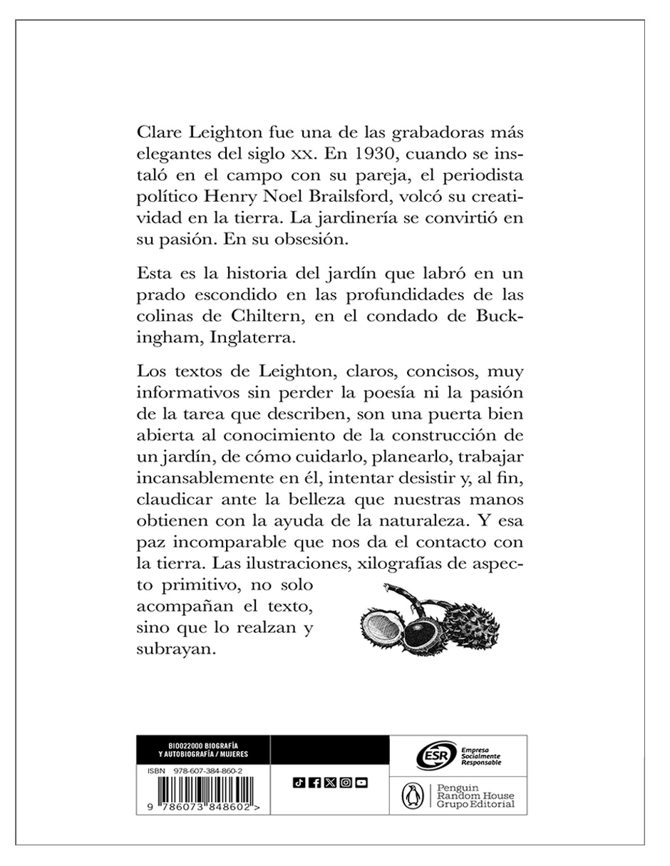 Foto 3 pulgar | Libro Cuatro Setos Memorias De Una Jardinera Editorial Debolsillo Autor Clare Leighton