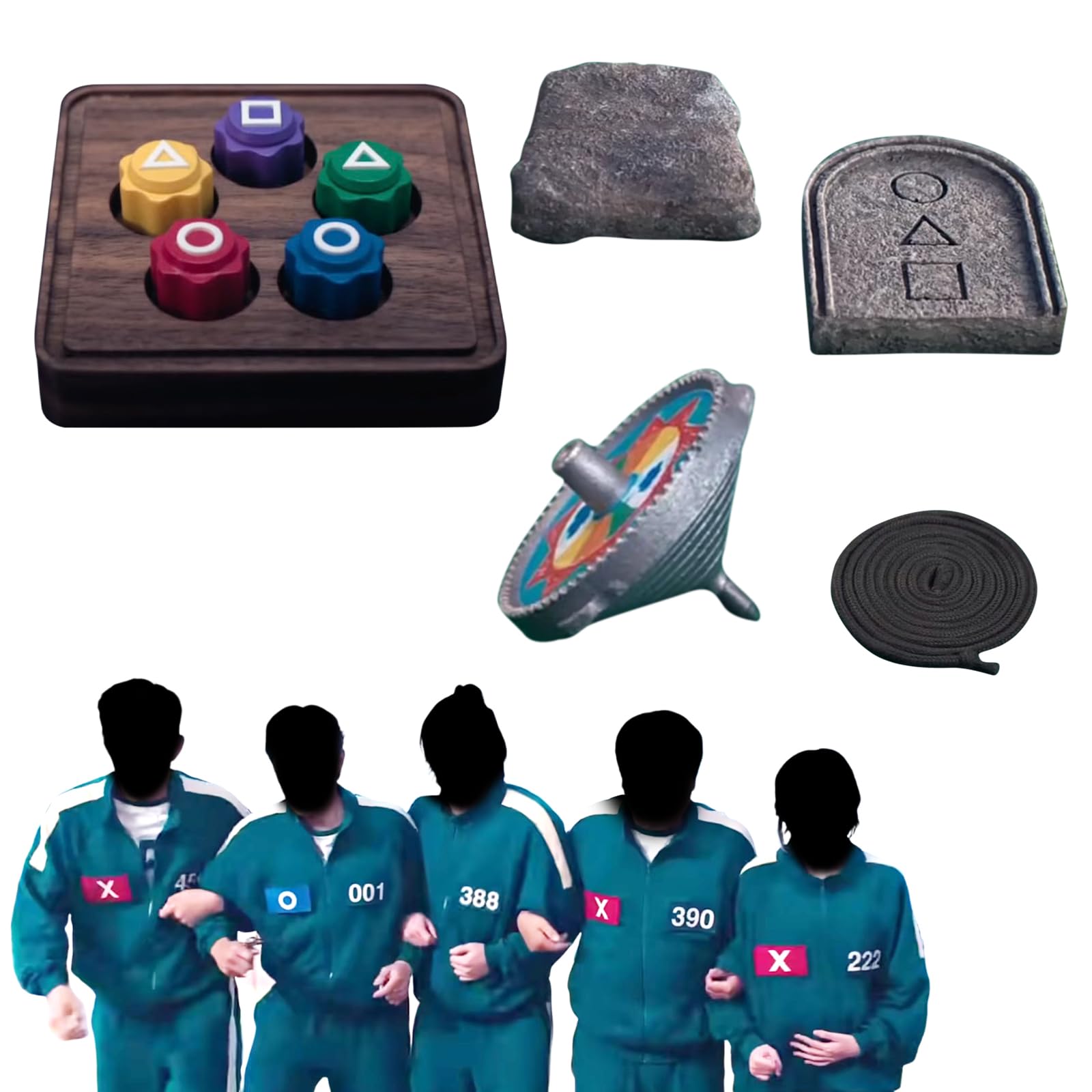 Foto 1 | Set De 5 Juegos De Juego Tradicional Coreano: Jebi Chagi, Gong-gi - Venta Internacional.