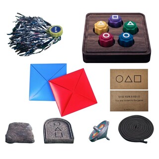 Foto 2 | Set De 5 Juegos De Juego Tradicional Coreano: Jebi Chagi, Gong-gi - Venta Internacional.