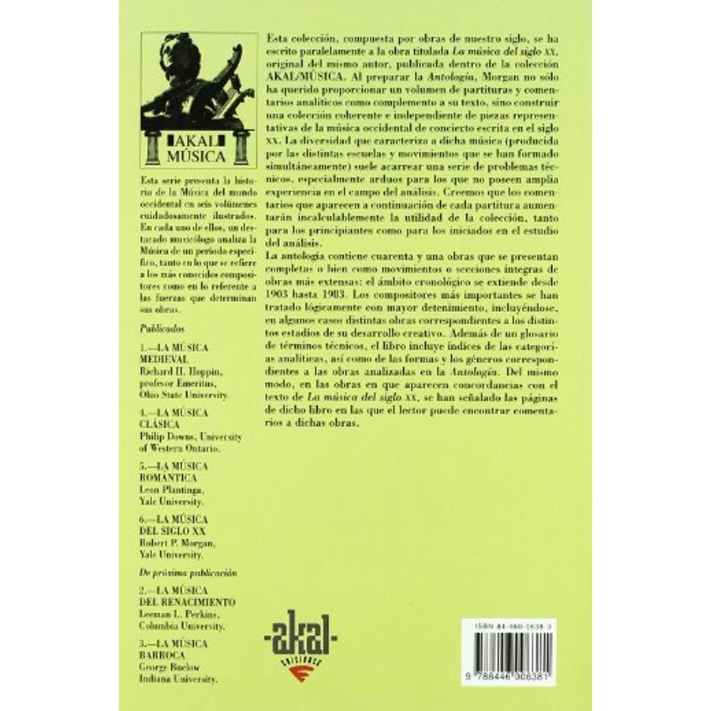 Foto 3 pulgar | Antología De La Música Del Siglo Xx
