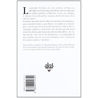 Foto 2 | Antología De Textos Jurídicos De Roma