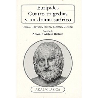 Foto 1 | Cuatro Tragedias Y Un Drama Satírico (medea, Troyanas, Helena, Bacantes, Cíclope)