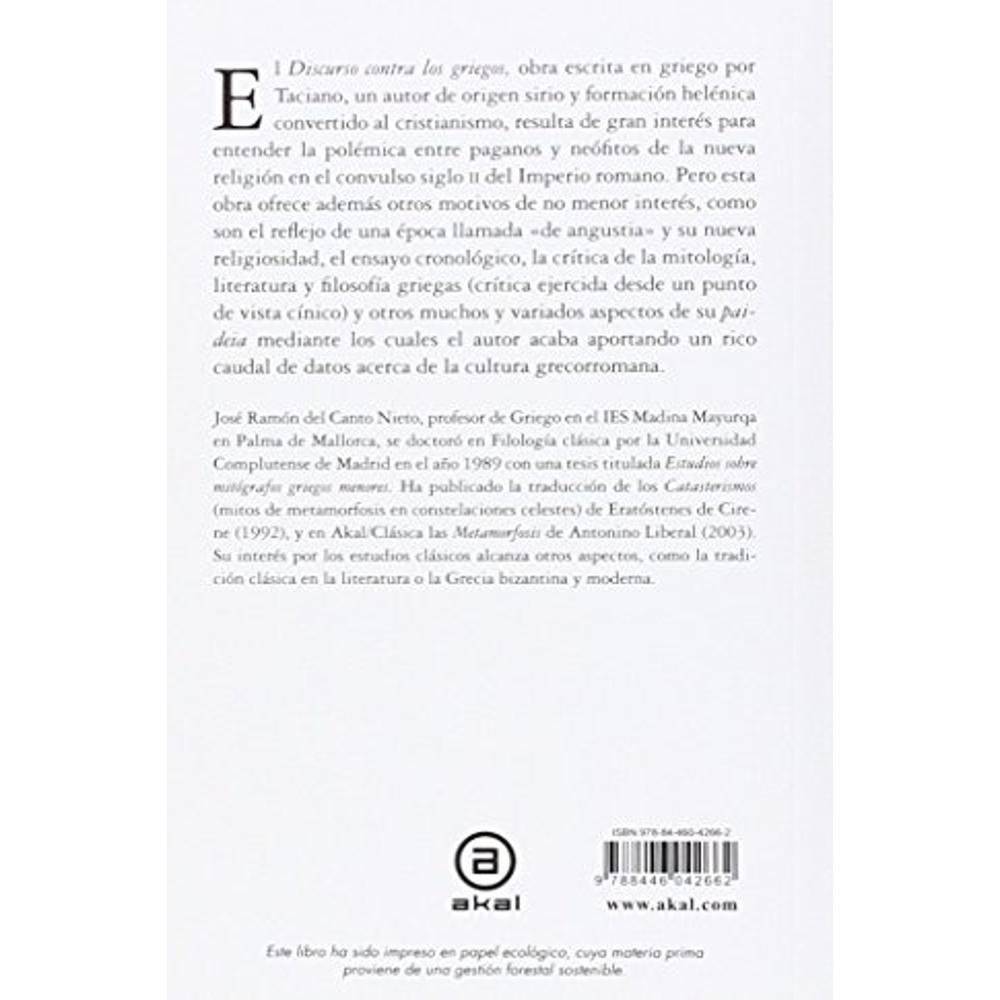 Foto 3 pulgar | Discurso Contra Los Griegos