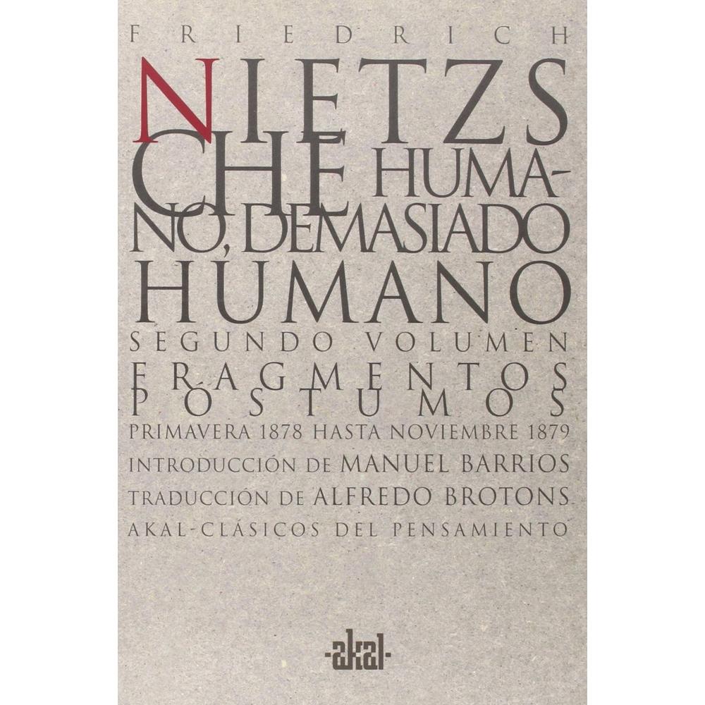 Foto 2 | Humano, Demasiado Humano (2 Volúmenes)