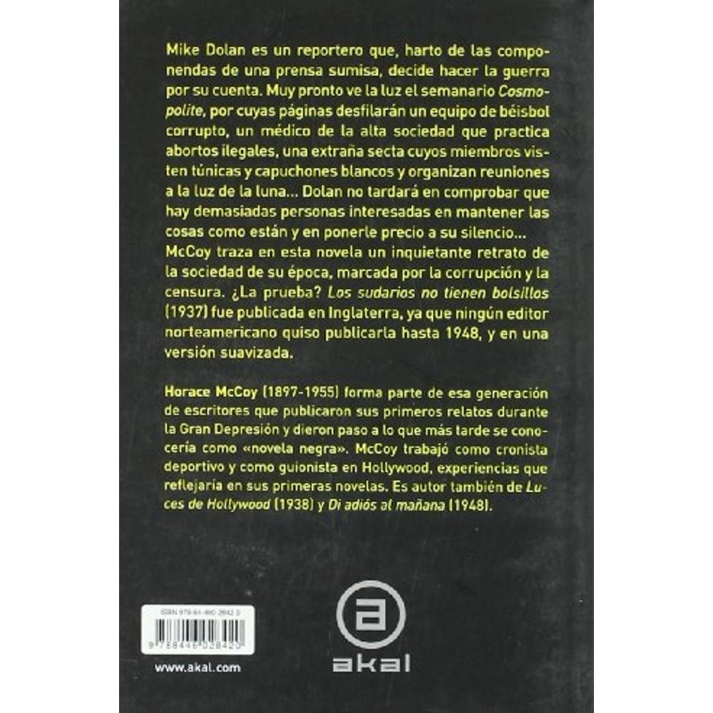 Foto 3 pulgar | Los Sudarios No Tienen Bolsillos