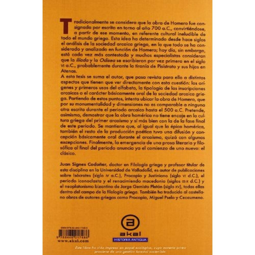 Foto 3 pulgar | Escritura Y Literatura En La Grecia Arcaica