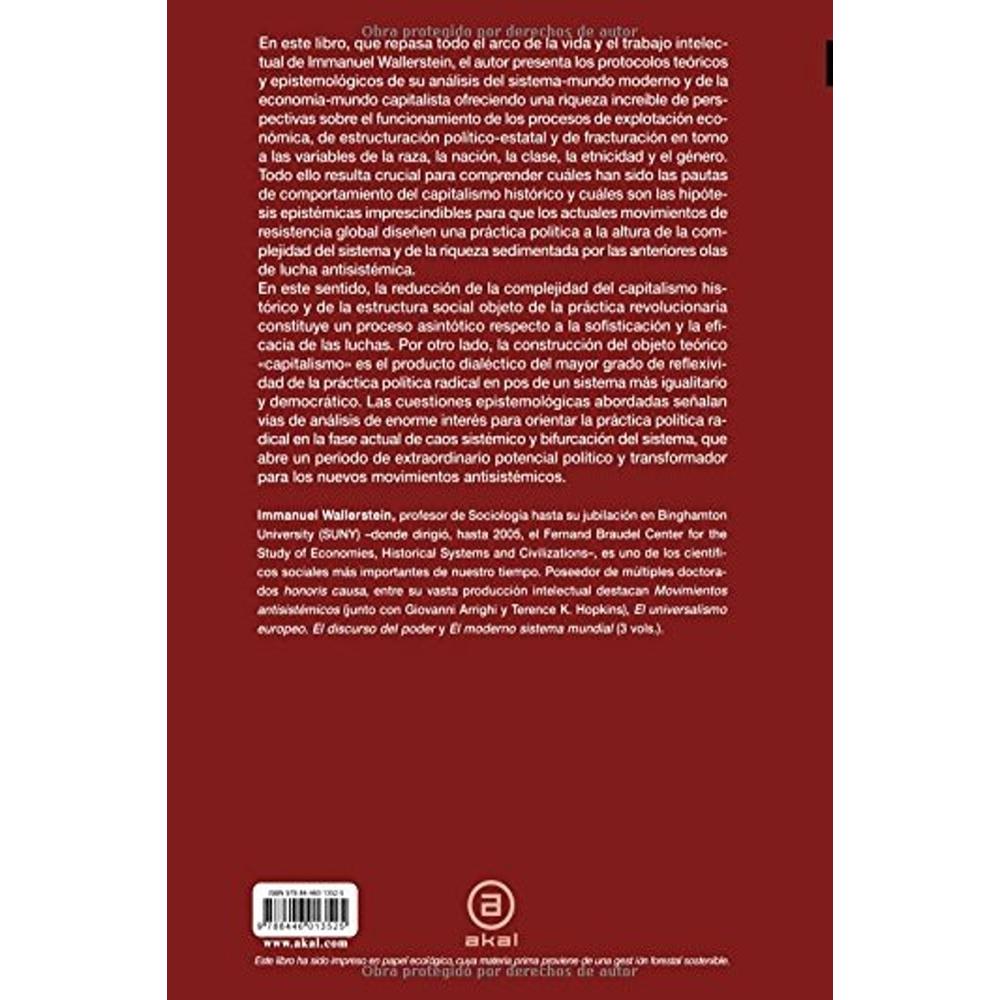 Foto 3 pulgar | Capitalismo Histórico Y Movimientos Antisistémicos