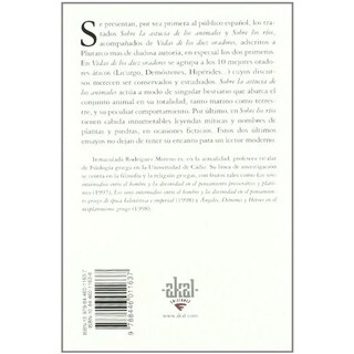 Foto 2 | Vidas De Los Diez Oradores. Sobre Los Ríos. Sobre La Astucia De Los Animales