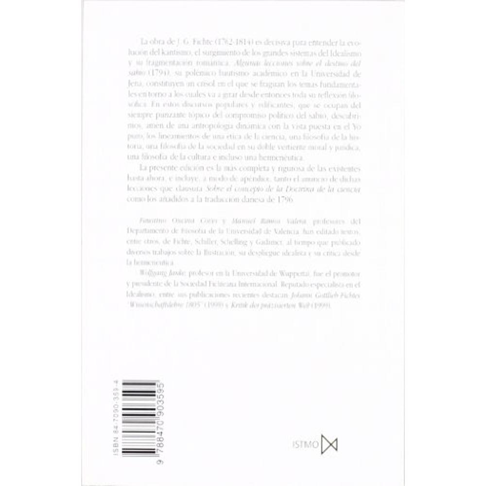 Foto 3 pulgar | Algunas Lecciones Sobre El Destino Del Sabio