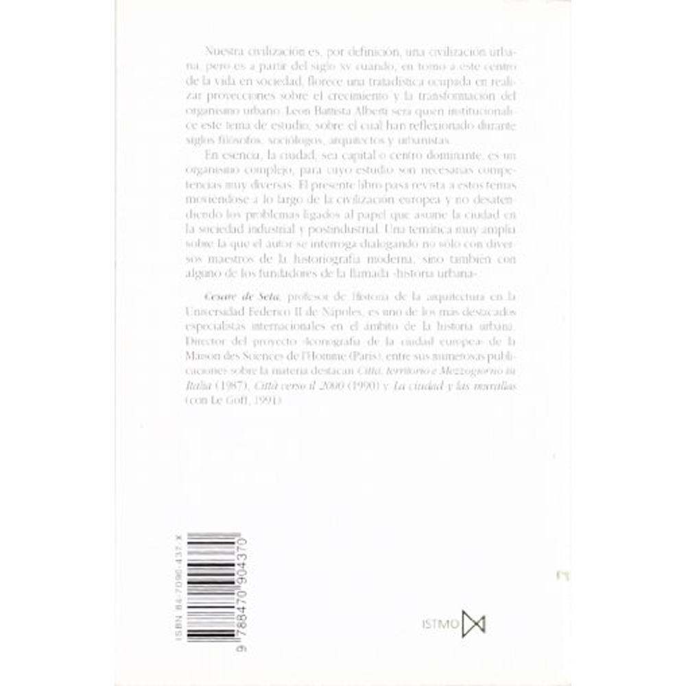 Foto 3 pulgar | La Ciudad Europea Del Siglo Xv Al Xx
