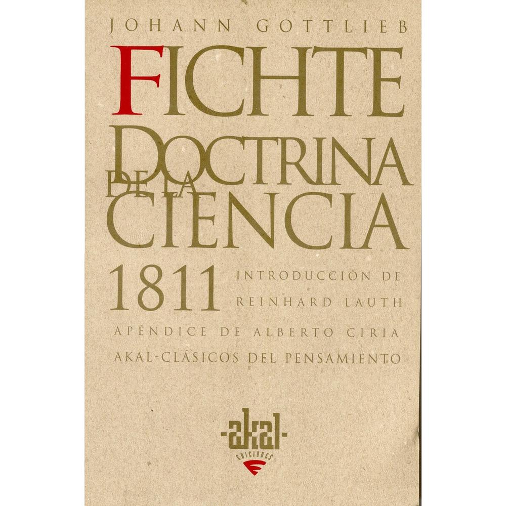 Foto 2 pulgar | La Doctrina De La Ciencia 1811