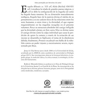 Foto 2 | Persas, Siete Contra Tebas, Suplicantes, Prometeo Encadenado