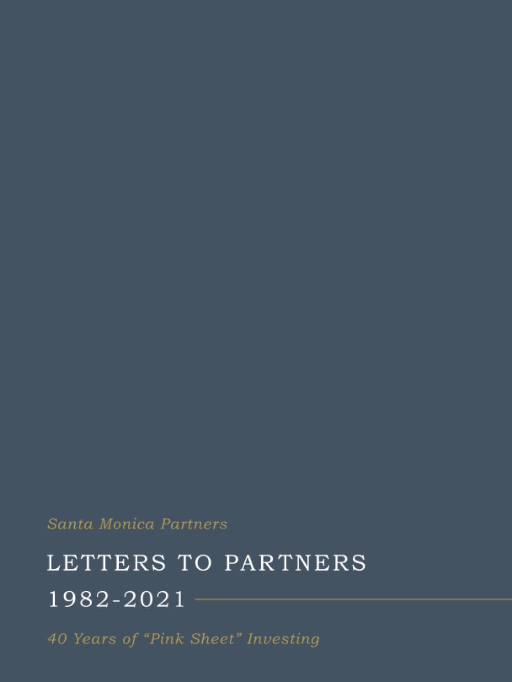 Reserve Las Cartas De Santa Monica Partners A Los Socios 1982-2021 - Venta Internacional.