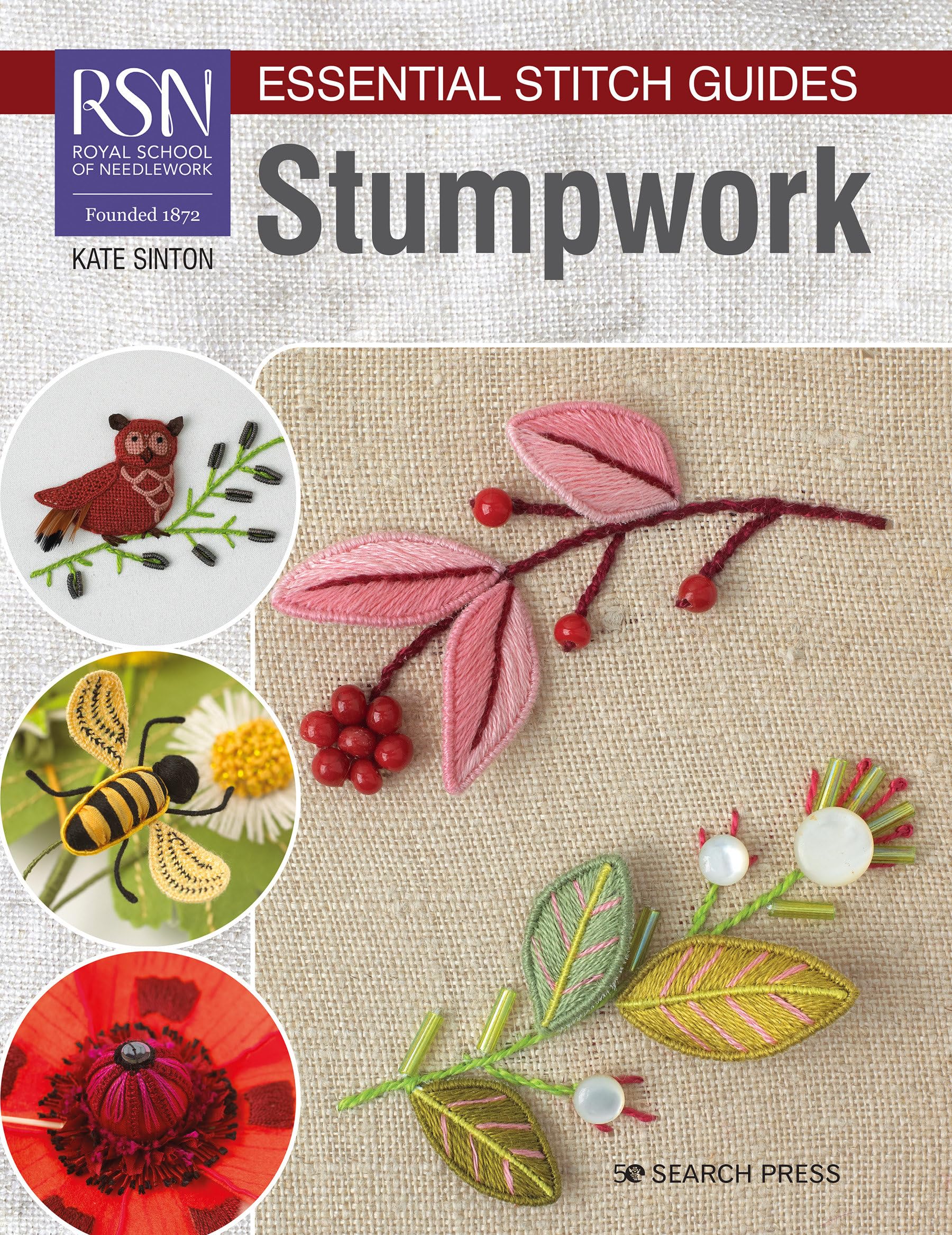 Foto 2 pulgar | Libro Rsn Essential Stitch Guides, Edición De Gran Formato, Stumpwork - Venta Internacional.