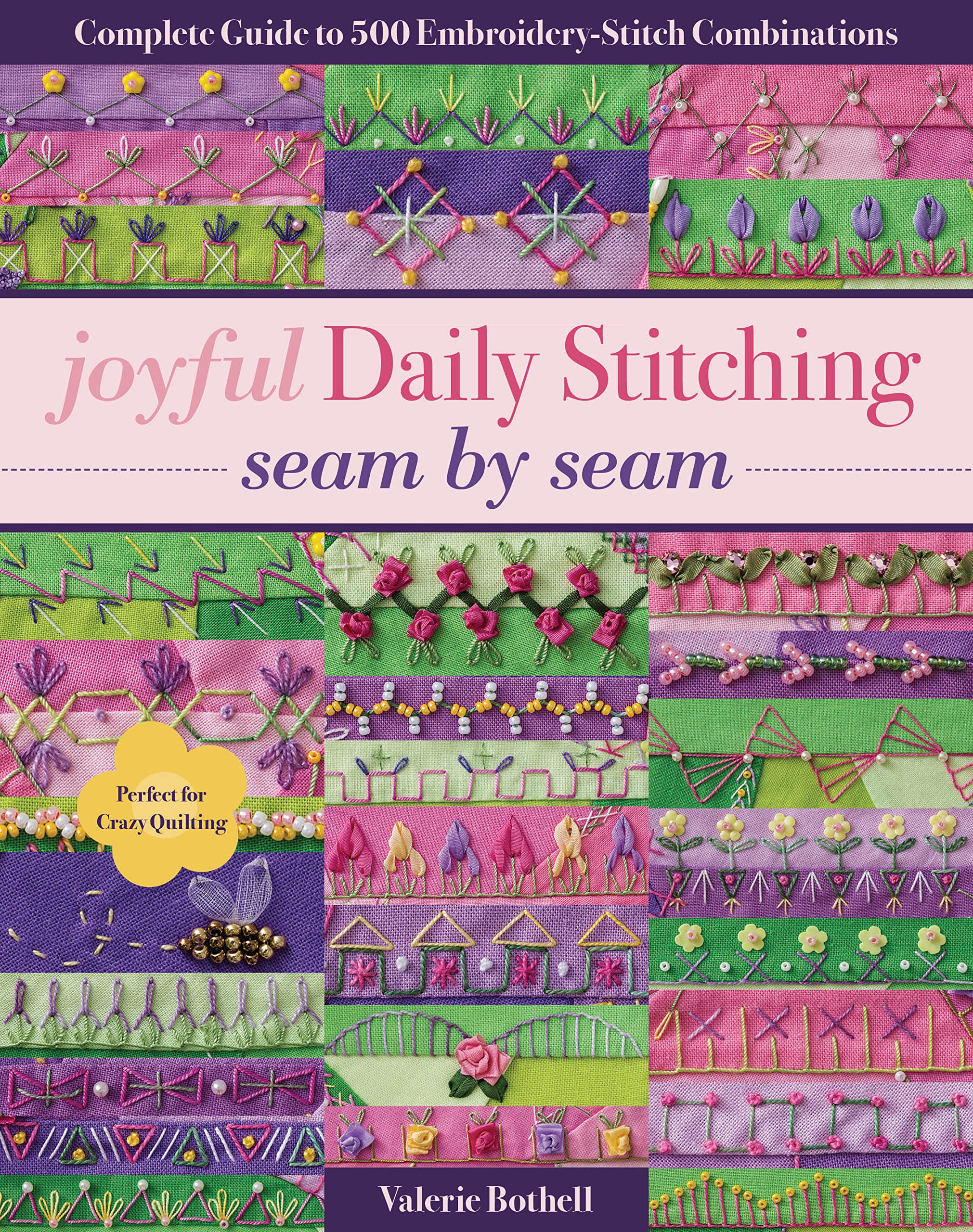 Foto 2 pulgar | Libro C&t Publishing Joyful Daily Stitching, Costura A Costura - Venta Internacional.