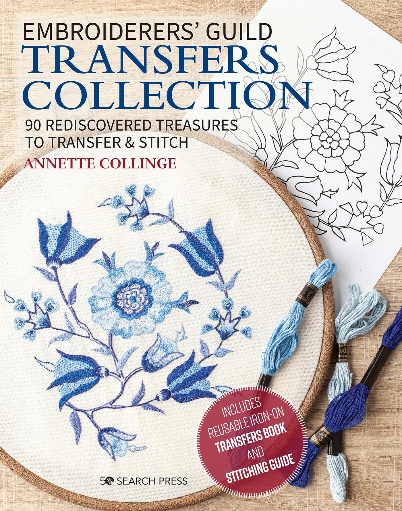 Colección Book Embroidered Treasures Transfers De Embroiderers' Guild - Venta Internacional.