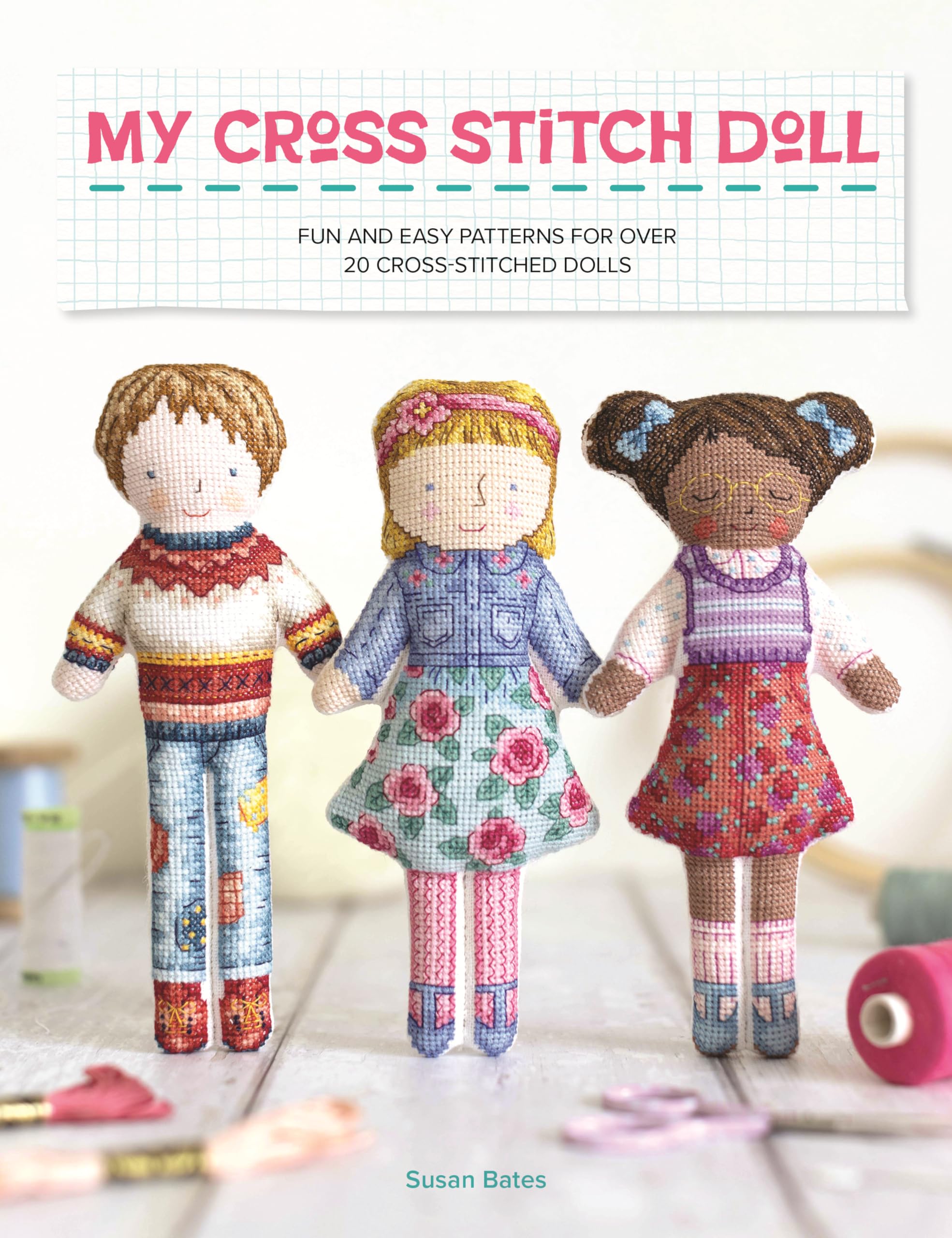 Foto 2 pulgar | My Cross Stitch Doll: Fun And Easy Patterns For Over 20 Cross-stitched Dolls - Venta Internacional.