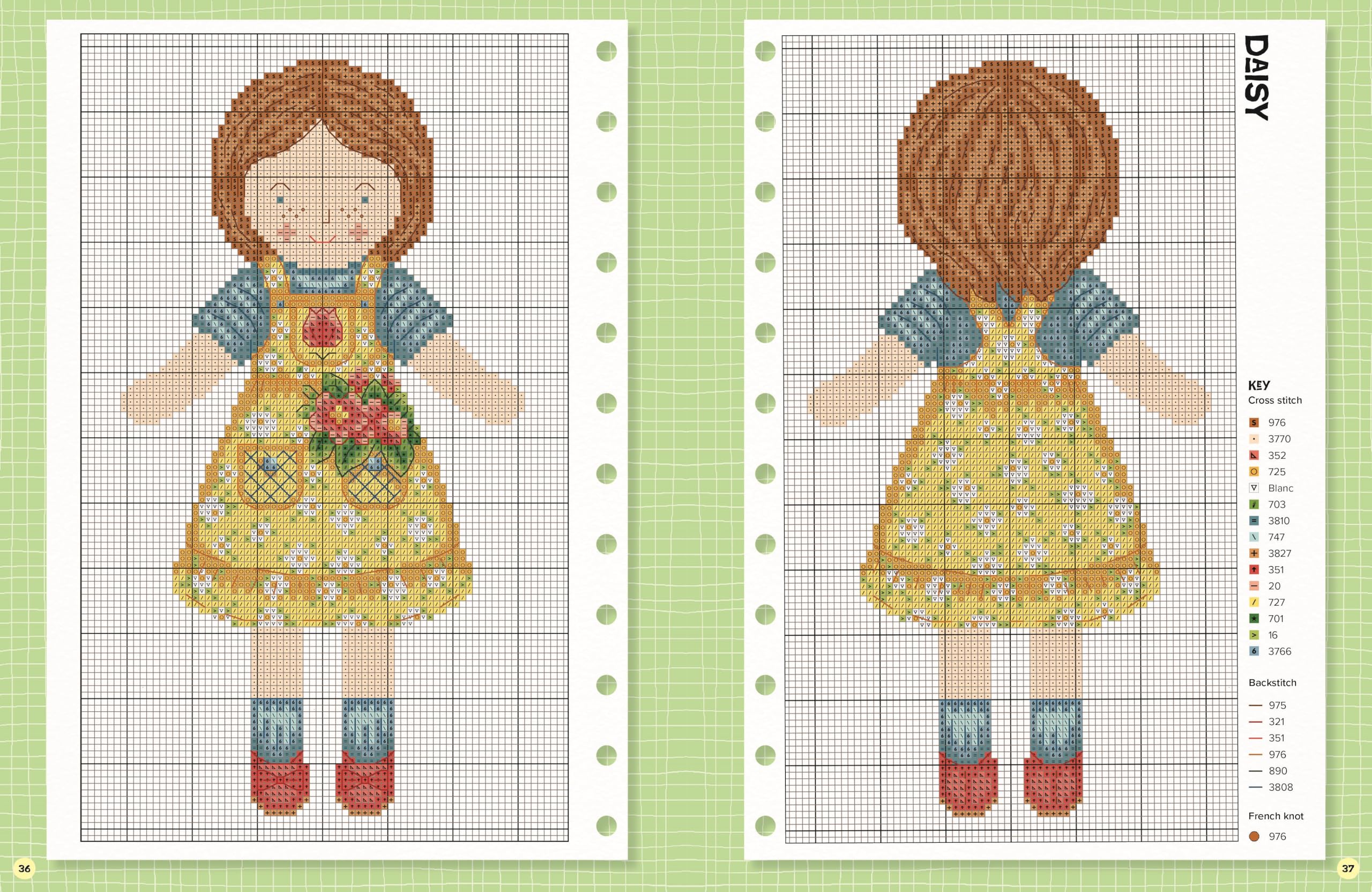 Foto 6 pulgar | My Cross Stitch Doll: Fun And Easy Patterns For Over 20 Cross-stitched Dolls - Venta Internacional.