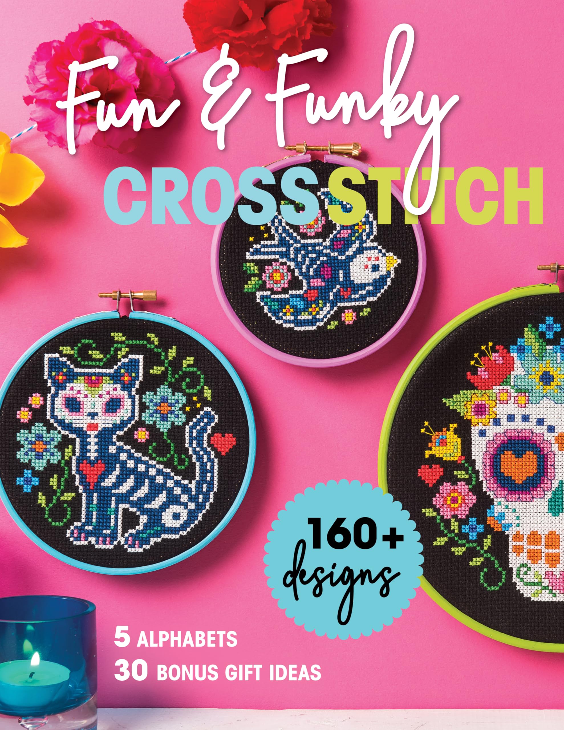 Foto 2 pulgar | Book Fun & Funky Cross Stitch: Más De 160 Diseños, 5 Alfabetos - Venta Internacional.