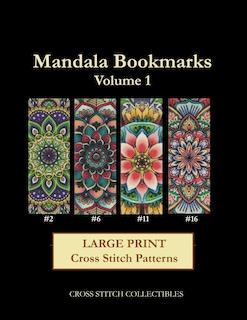 Foto 1 | Libro Con Estampado De Punto De Cruz, Mandala, Volumen 1, Letra Grande - Venta Internacional.