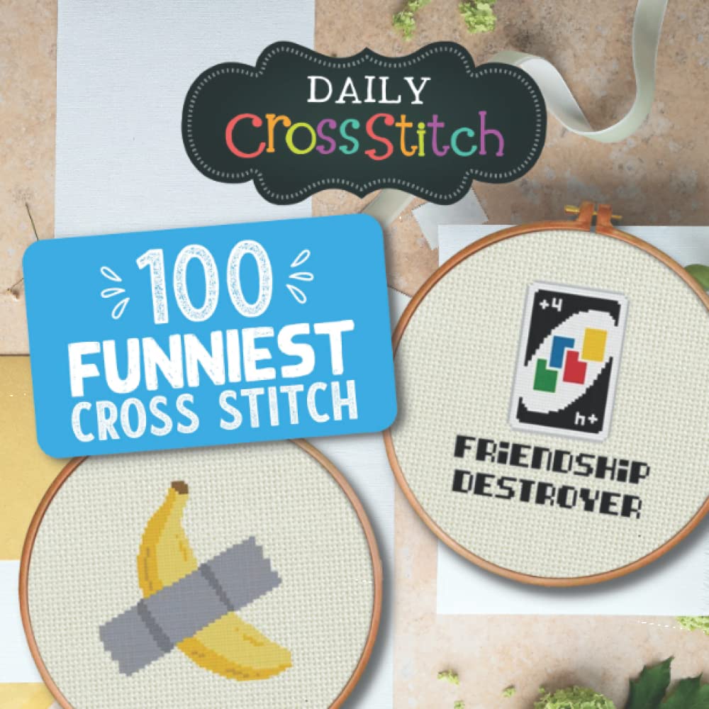Foto 2 pulgar | 100 Funny Counted Cross Stitch Patterns: Daily Cross Stitch 100 Funny Book - Venta Internacional.